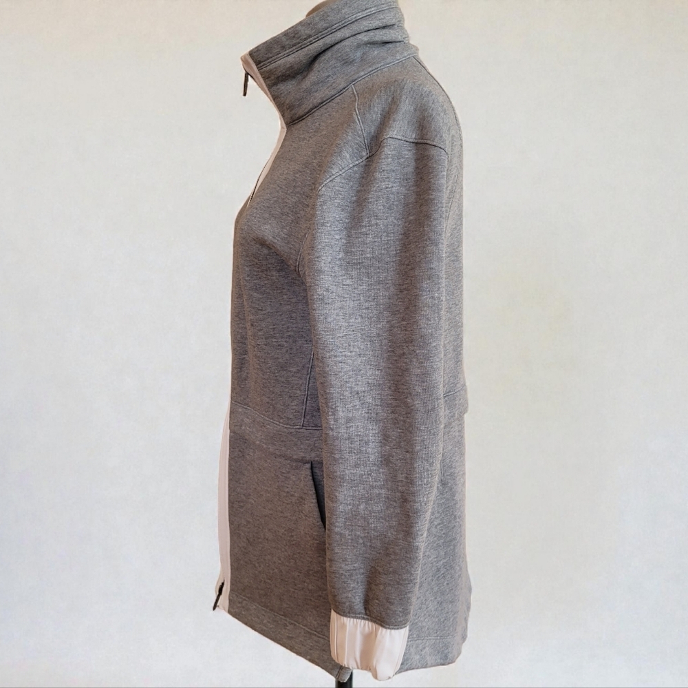 lululemon athletica Gray and White Zip Hoodie Jacket - Picture 6 of 12